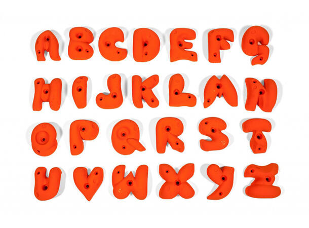 Lapis Alphabet red klatretak ( 26 stk) 